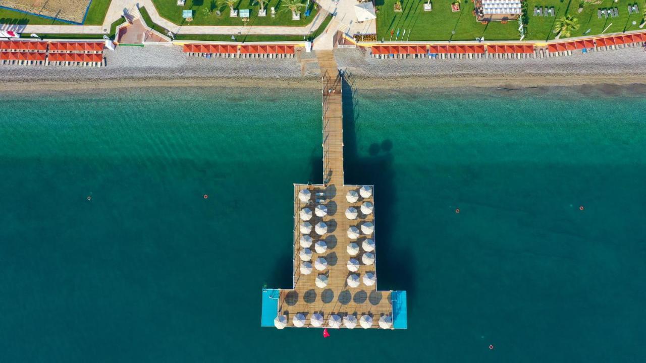 โรงแรมทีที ไฮดรอส คลับ เกเมร์ ภายนอก รูปภาพ Aerial view of the pier