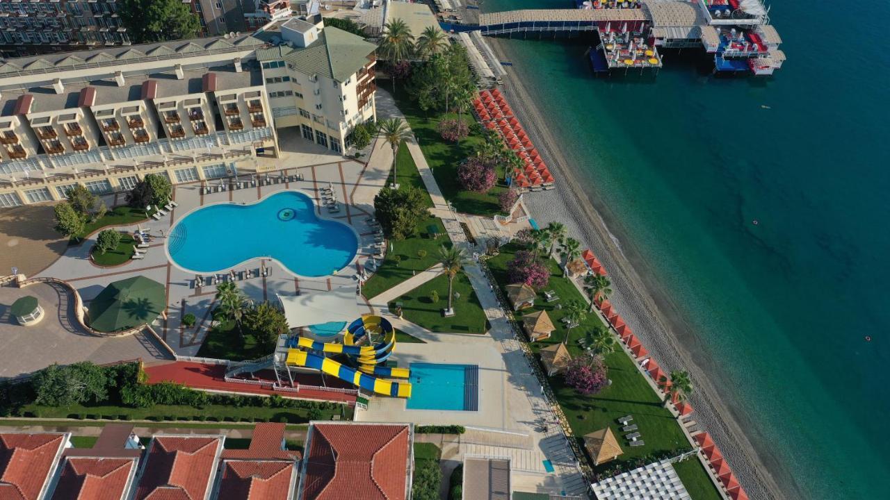 โรงแรมทีที ไฮดรอส คลับ เกเมร์ ภายนอก รูปภาพ Aerial view of the beach